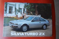 CATALOGO  NISSAN SILVIA TURBO ZX 1986 RARO