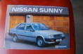 CATALOGO NISSAN SUNNY 1985 RARO